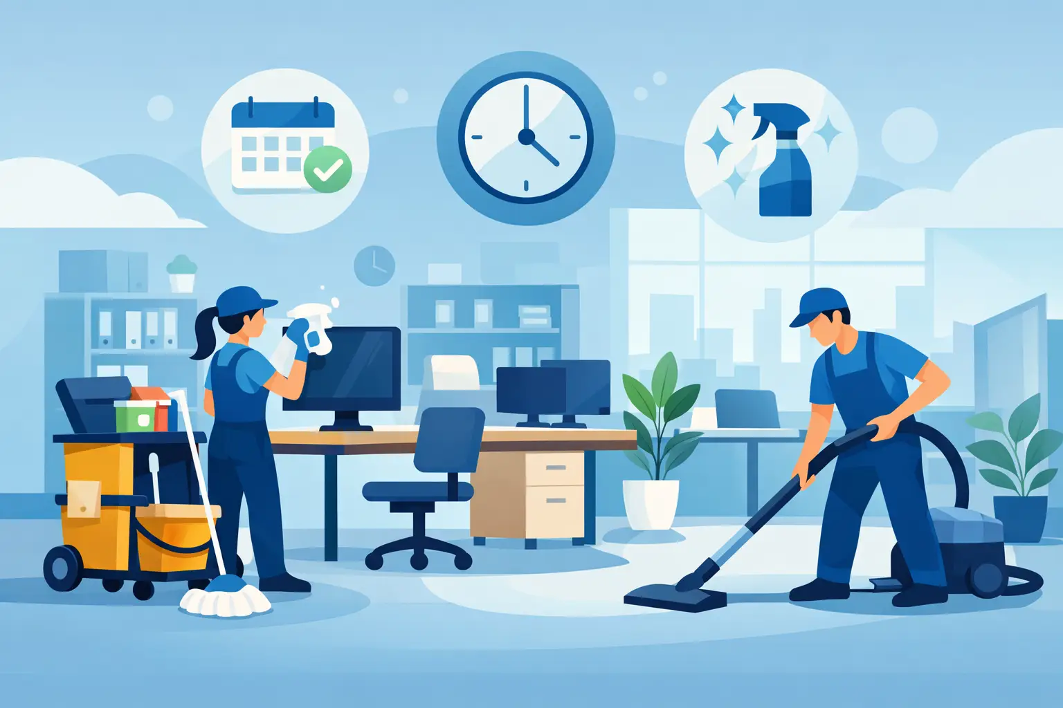 Read more about the article How Often Should an Office Be Cleaned Each Week?