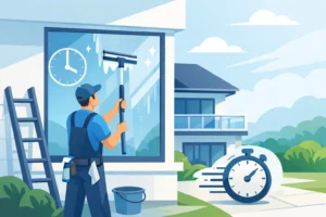 Read more about the article Residential Window Cleaning Service That Saves Time