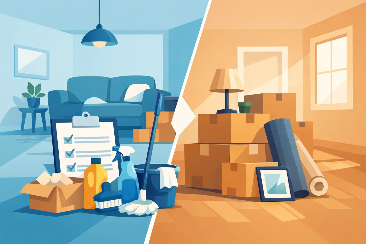 Read more about the article Your Move In and Move Out Cleaning Checklist