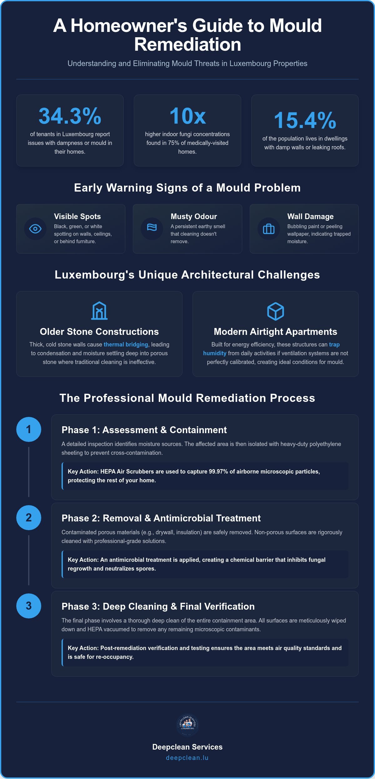 Professional Mould Removal Luxembourg: The 2026 Remediation Guide