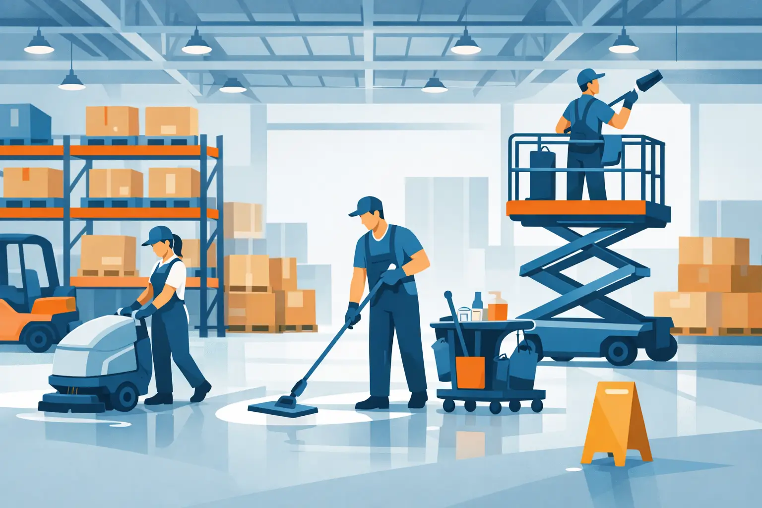 Read more about the article Commercial Cleaning for Warehouses That Works