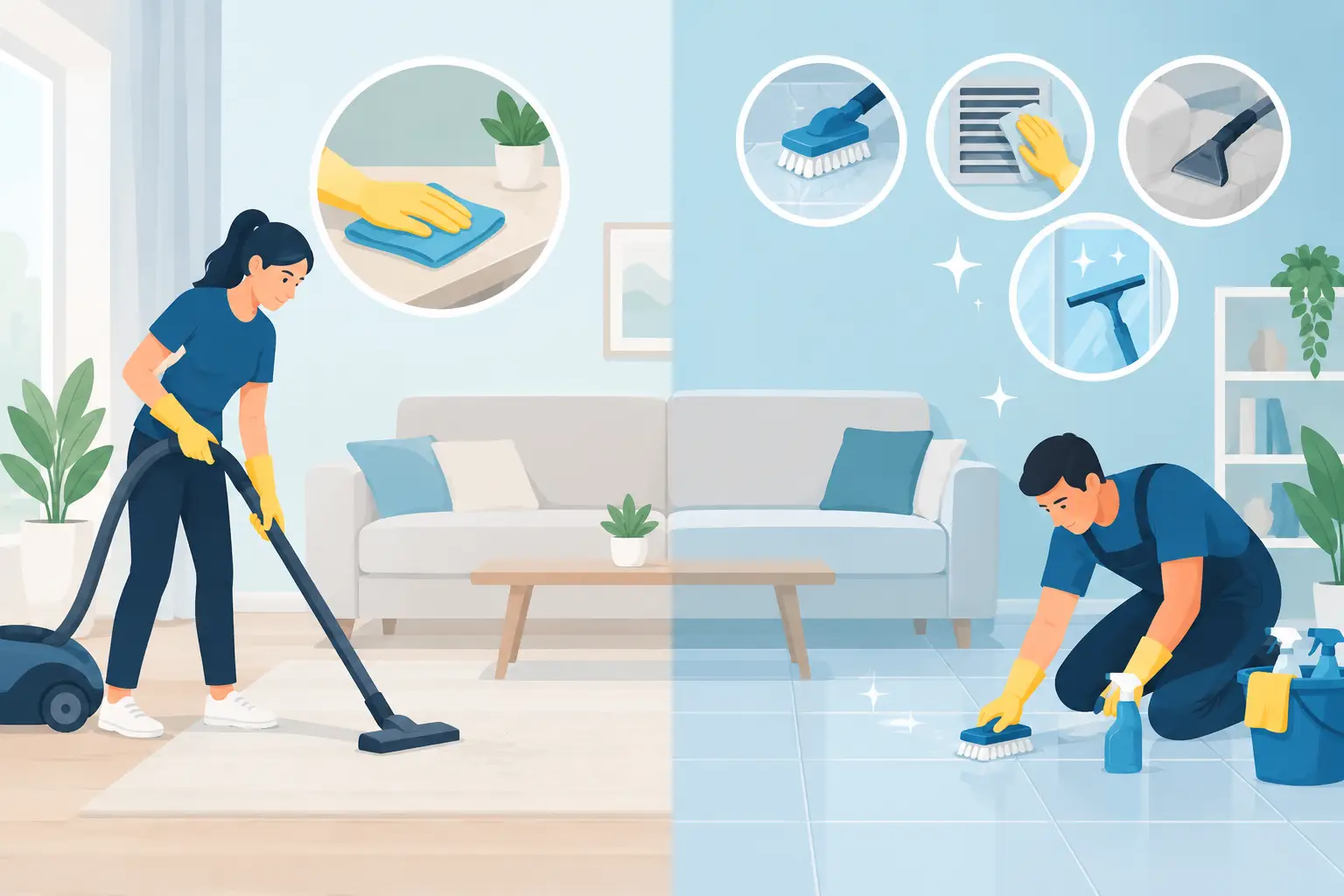 You are currently viewing Deep Cleaning Versus Regular Cleaning Explained