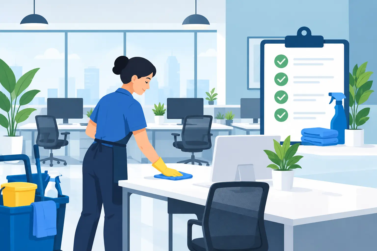 You are currently viewing Office Cleaning Checklist for a Fresh Workplace