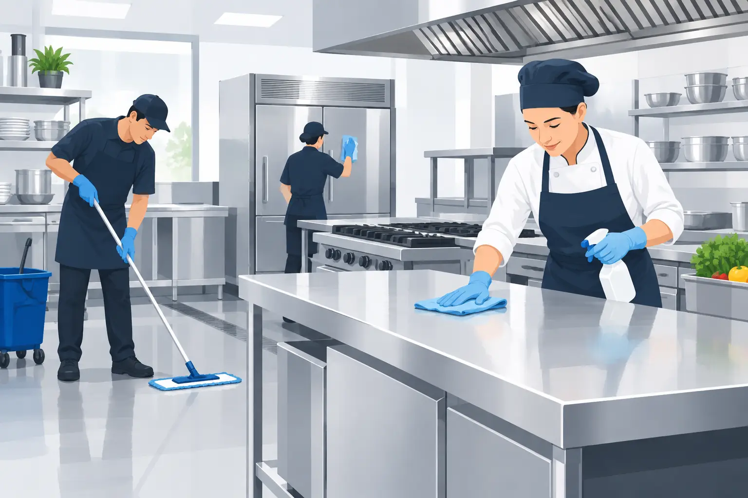 You are currently viewing Commercial Kitchen Cleaning Guide for Food Teams