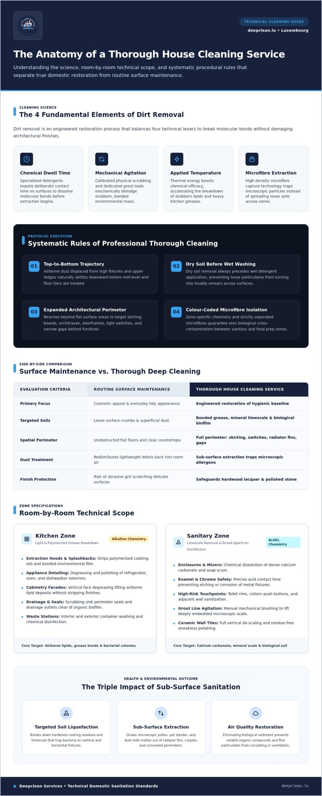 The Anatomy of a Thorough House Cleaning Service: What to Expect