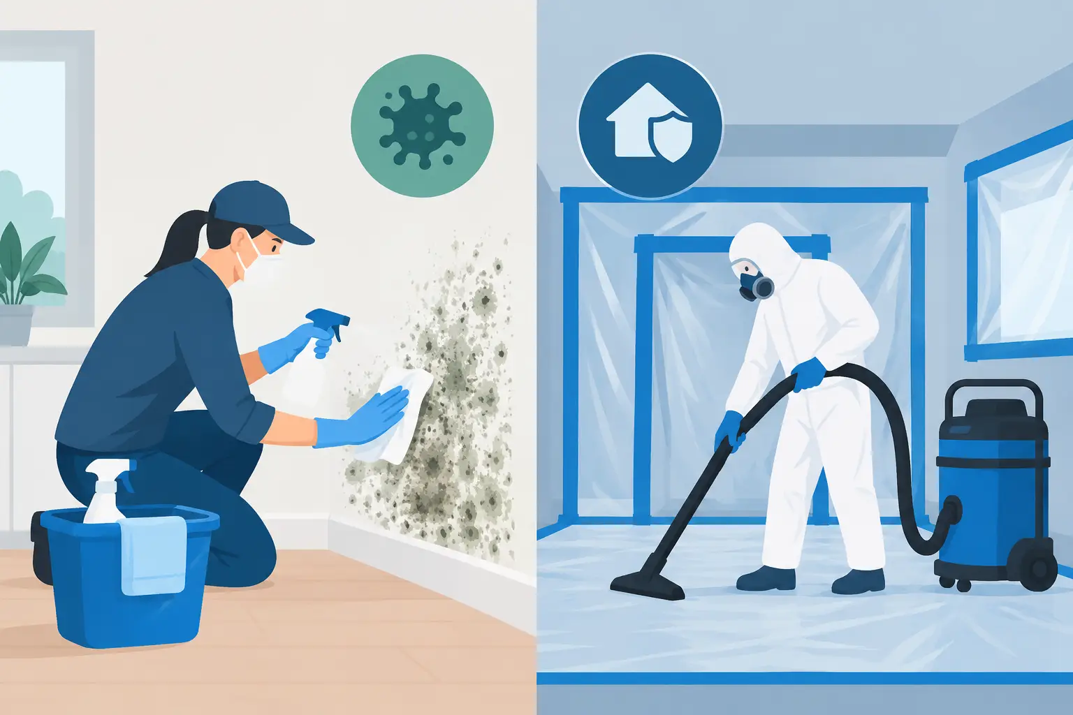 You are currently viewing Mould Cleaning Versus Remediation Explained