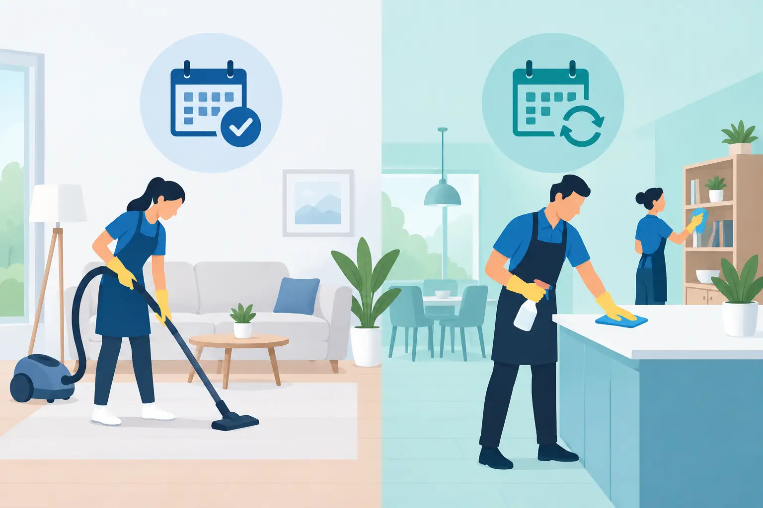 Read more about the article One-Time Versus Recurring Cleaning: Which Fits?