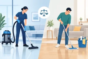Read more about the article Professional Versus DIY Cleaning: What Pays Off?